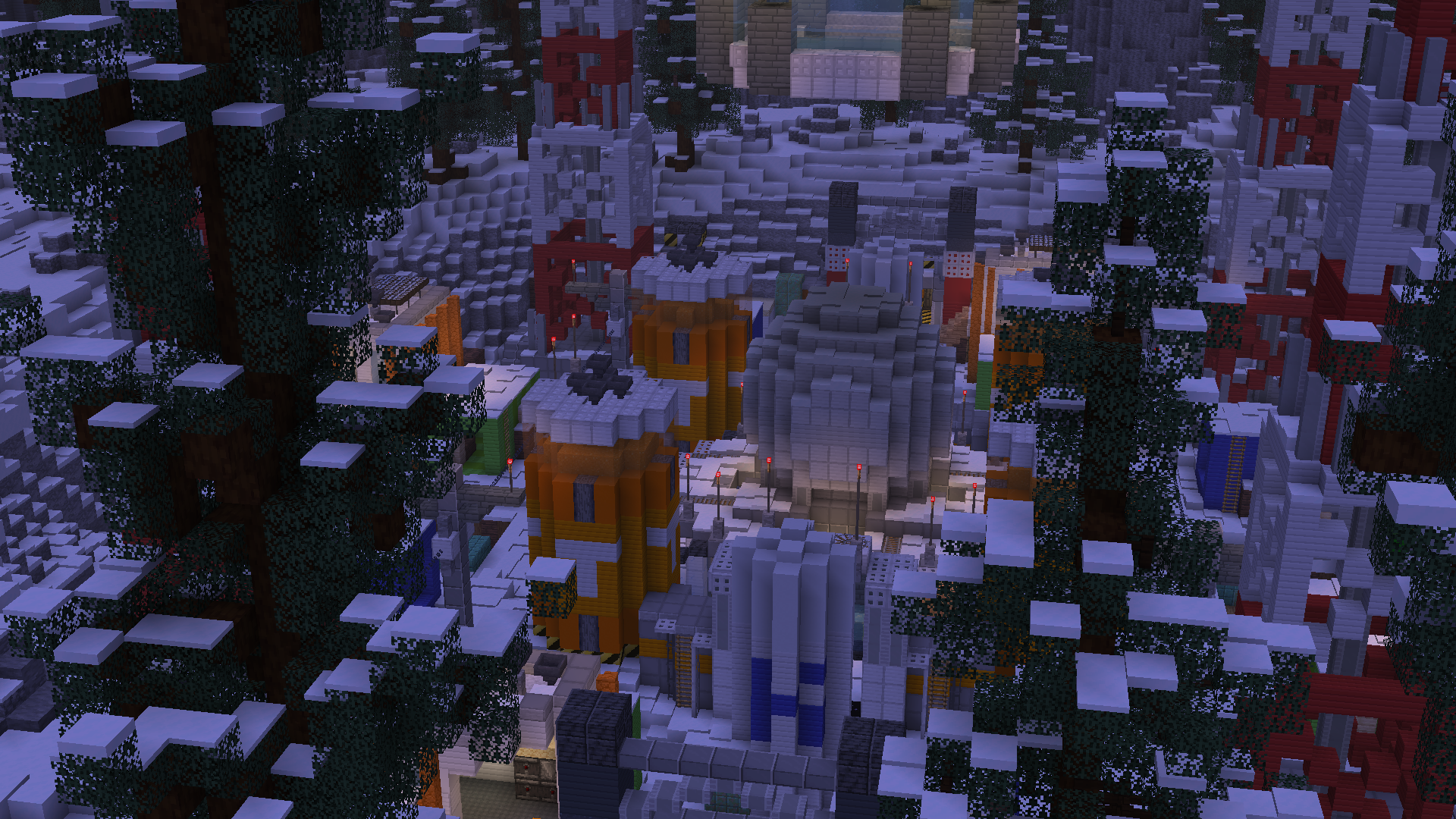 Snowy village